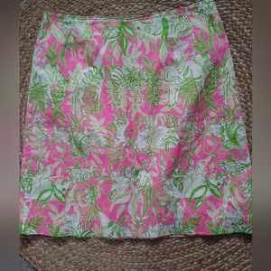 Lilly Pulitzer Jungle animal Print SZ.4 pink\green